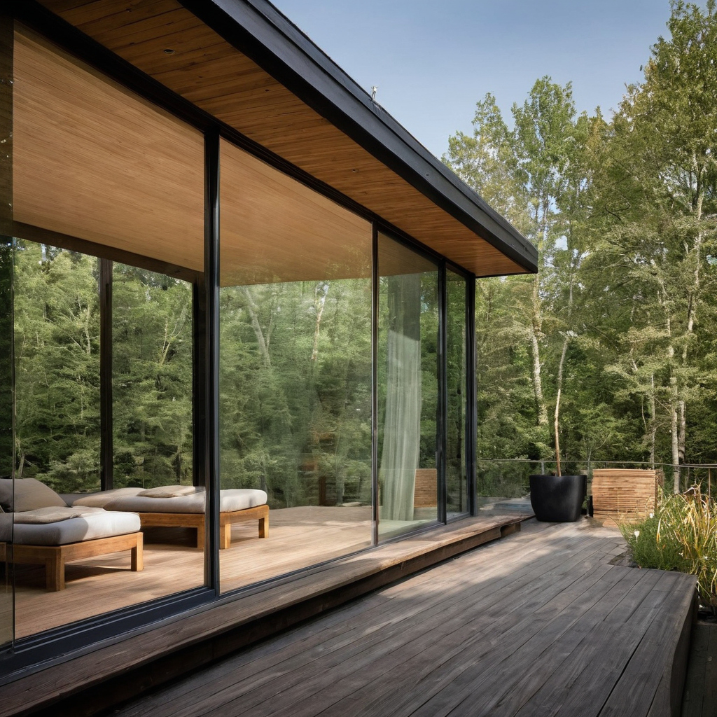 Large glass in modern architecture must be specified, shaded, and furnished as one system editorial visual